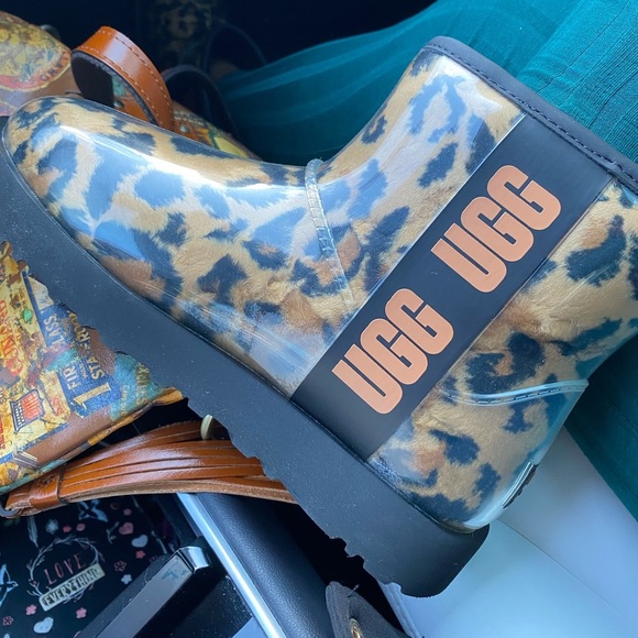 UGG Classic Clear Mini Panther Butterscotch Shoes - Picture 7 of 11